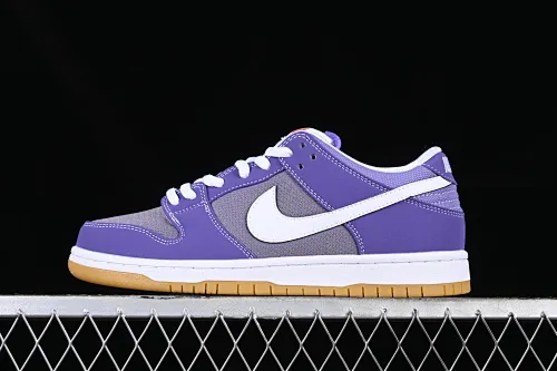 All categories Nk SB Dunk series Nk SB Dunk Low low-top sneakers Nk SB Dunk Low Prm secret purple color SB smashed backboard fashion casual sneakers DA9658-500